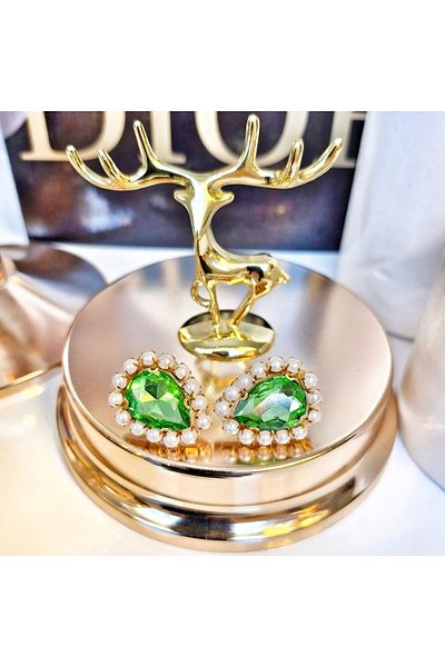 pegu baby collection Zircon JewelleD DiamonD - DiamonD BriDal, WeDDing, Engagement, Kina, EveNing Dress, Prom Earrings