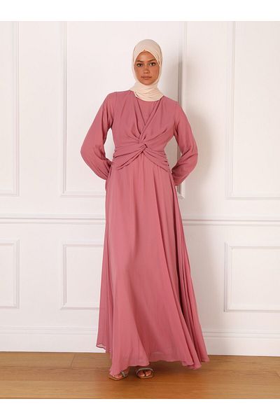 Modanisa Pink Evening Prom Dresses Styles Prices Trendyol