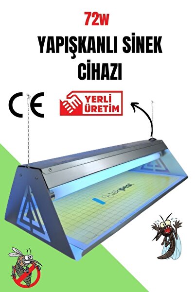 Sinektech 72w 60cm Yapışkanlı Sinek Cihazı Sinek Tutucu Sinek Öldürücü