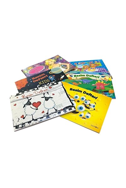 Arthobi A5 Resim Defteri 20 Yaprak Küçük Boy Karton Kapak (10 Lu Paket)