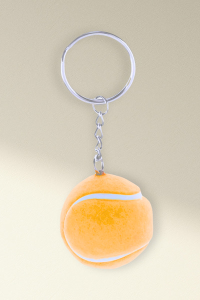 KDOT كرة التنس - حلقة مفاتيح وحقيبة زينة