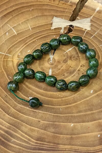 Agai Silver Andiz Tree - Αρωματική μασκότ χάντρες προσευχής μέχρι τον καρπό