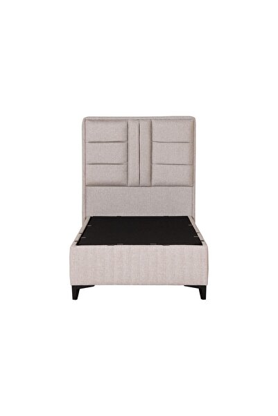 Kilim Mobilya Bamboo Sleepy Sandıklı Baza Başlık Yatak Seti Bej