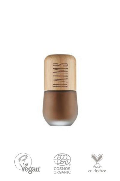 baims Fluid Foundation Excellent Skin (liquid Foundation) Organic Vegan Foundation 80 Mocha