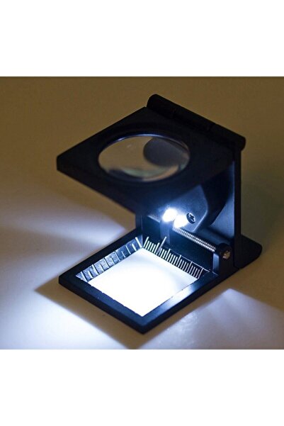 Dytac Işıklı Metal Lup Büyüteç 10x- Çap: 2,5 Cm (B133)