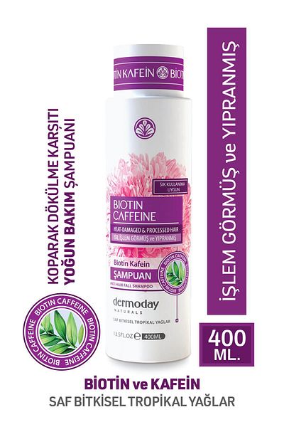 Dermoday Biotin and Caffeine Shampoo 400 ml