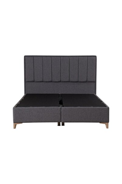 Kilim Mobilya Gold Therapy Sandıklı Baza Başlık Seti Antrasit (YATAK DAHİL DEĞİLDİR)