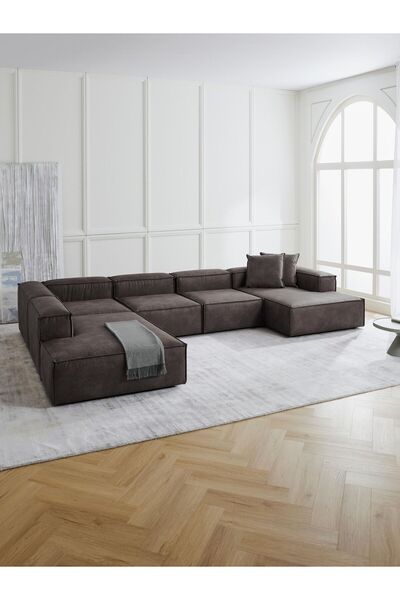 S Home Design Concept Frida 5 Modül Pofidik Modüler Kanepe Xl Köşe Koltuk Tak...