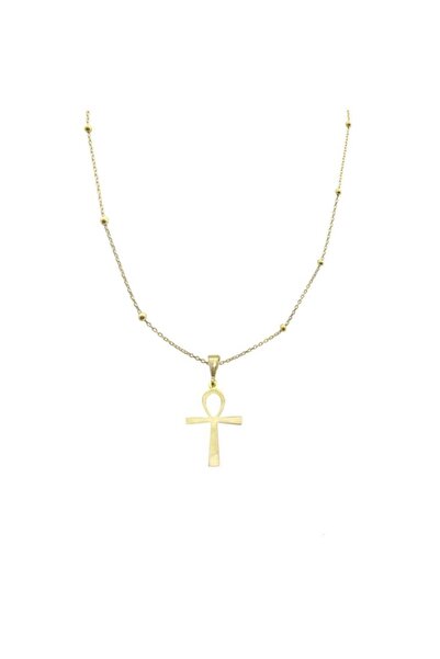 Parle Silver Kadın Ankh Sembolü Gümüş Kolye