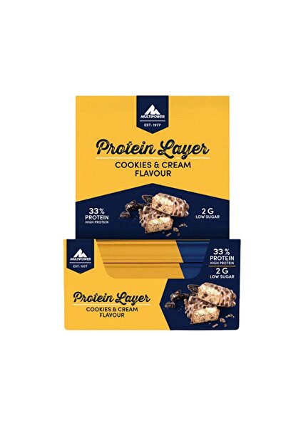 Multipower Protein Layer 50 Gr 18 Adet Yer Fıstığı Karamel Aromalı