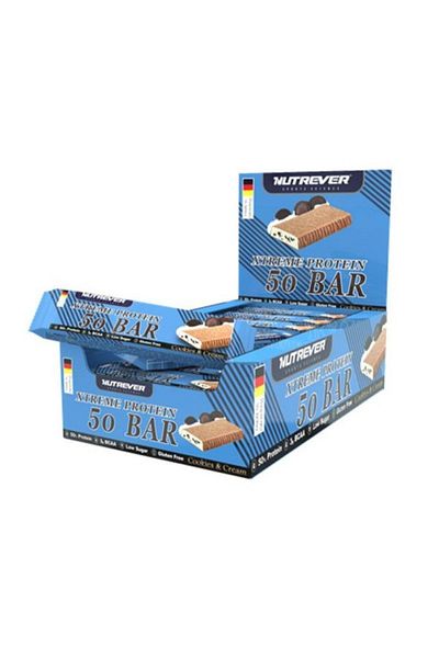 Nutrever Nr Xtreme Protein Bar Cookier & Cream 50gr.24 pcs.