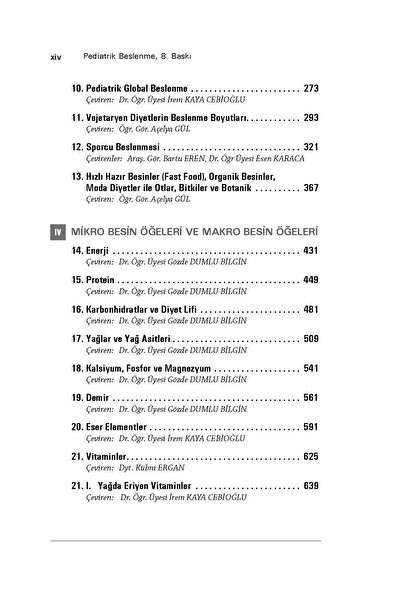 Tıbbi Yayınlar Merkezi Pediatrik Beslenme