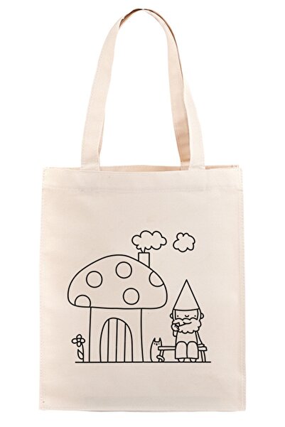 bezçantadünyası Painting Cloth Bag Home