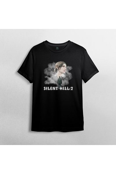 Pixxa Silent Hill 2 100% βαμβακερό μπλουζάκι με λαιμόκοψη - 1