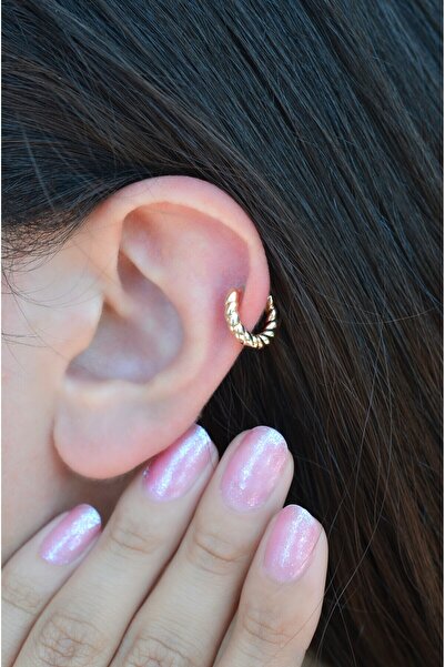 Mu Minamu Burgu Halka Helix Piercing Kıkırdak Küpesi