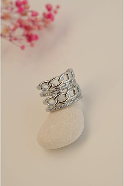 Mu Minamu Zincirli Model Earcuff Çoklu Kıkırdak Küpesi Delik Gerektirmez Kıkırdak Küpesi