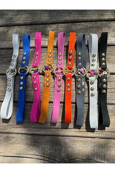 AGG TASARIM Bead Detailed Leather Bracelet