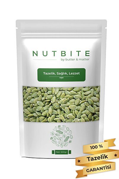 NUTBITE Çiğ Kabak Çekirdeği İçi 500gr - Taptaze Yeni Mahsül - Çiğ & Tuzsuz - ...
