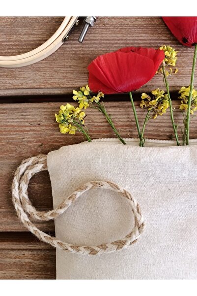 fabricorg Raw Cloth Clutch Suitable for Punch - Wallet - Handbag (20X15 CM)