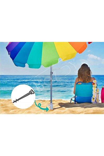 Boldy 42 Cm Camping Stake - Garden Umbrella Holder and Stabilizer