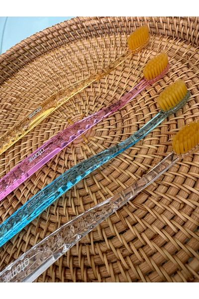 Azra Sultan Natural Adult Gold Toothbrush