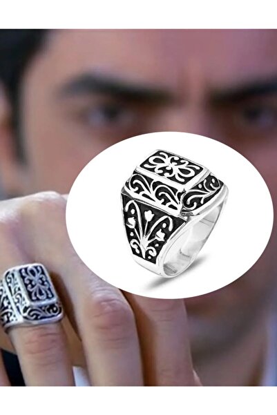Agai Silver Polat Alemdar Gümüş Baron Kurtlar Vadisi Erkek Yüzük
