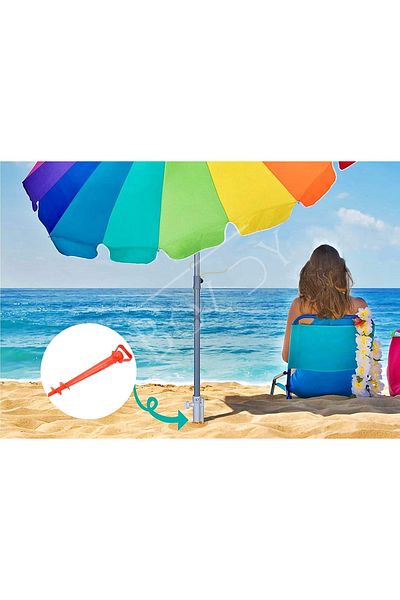 Boldy 42 Cm Camping Stake - Garden Umbrella Holder and Stabilizer