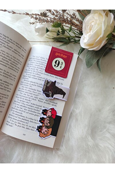 Flowery Paper Harry Potter Temalı 3'lü Magnetli kitap ayrac'ı