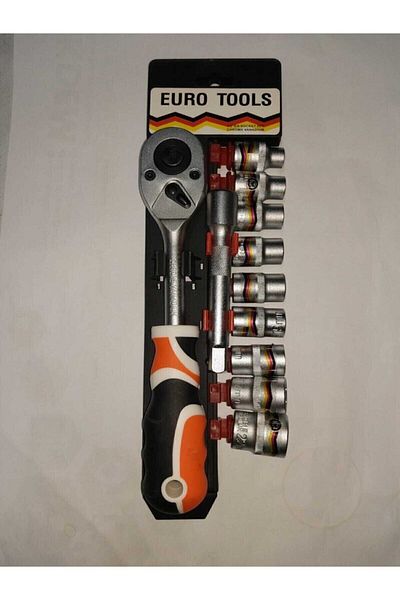 euro tools Sufi Socket Set 1/2 Socket Set 12 Piece Socket Wrench Ratchet Set