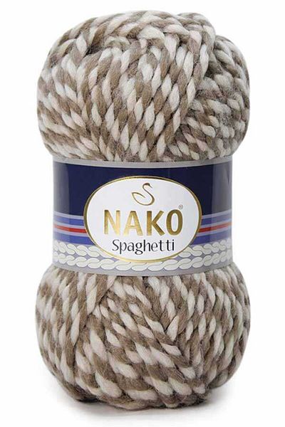 NAKO Πλεκτό Σπαγγέτι - Mink Bone Muline, Κωδικός χρώματος κλωστής: 21366