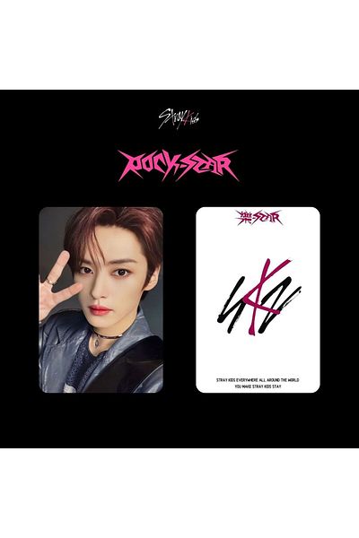 Kpop Dünyasi مجموعة أجهزة الكمبيوتر الشخصية لألبوم STRAY KIDS Lee Know ''Rock Star''