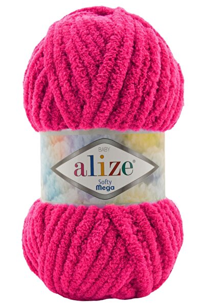 Alize Softy Mega (Kalın) 798 Begonvil El Örgü İpi