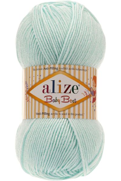 Alize Baby Best Mint Πολύχρωμο Πλεκτό Νήμα - Μοντέλο 514