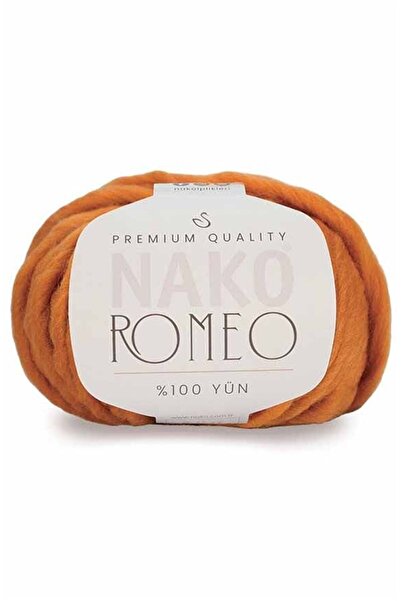 NAKO Romeo 11790 Turuncu %100 Yün El Örgü Ipi
