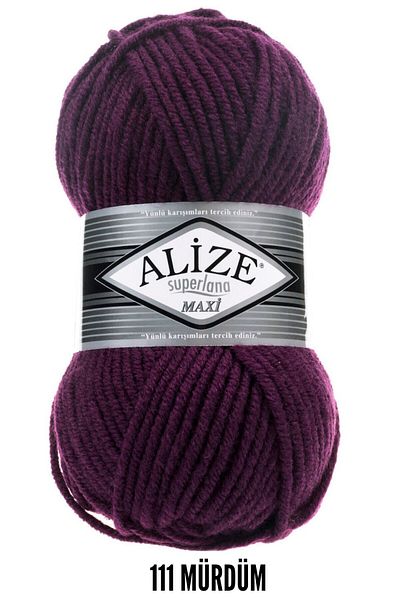 Alize Superlana Maxi 111 - Μούρι Χρώμα