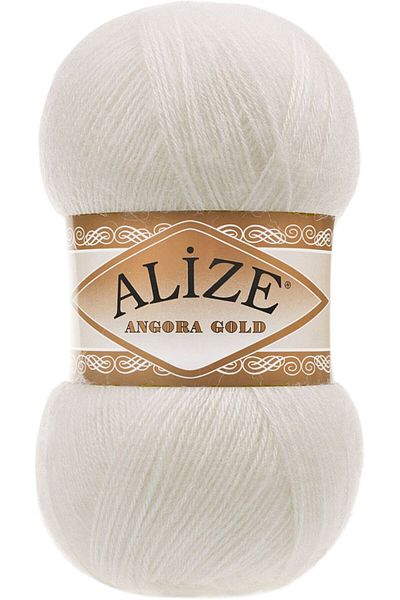 Alize نسيج أنجورا ذهبي اللون - مع تفاصيل سلسلة وصوف، 450 موديل (FIRST) قطعة واحدة
