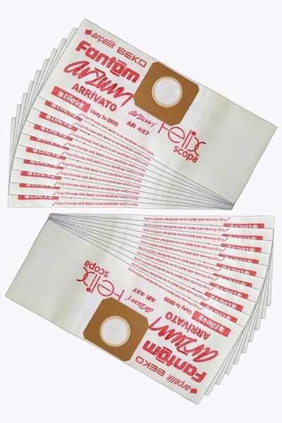 optream فانتوم ديلوكس 4500 - كيس غبار مكنسة كهربائية ورقية 20 قطعة