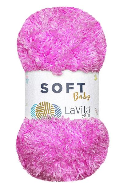 Lavita Soft Baby 4121 Koyu Pembe Kürk İp