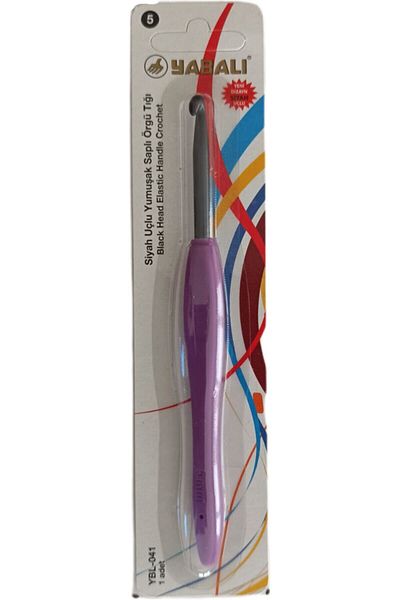 Yabalı Black Tip Soft Handle Knitting Crochet No:5mm