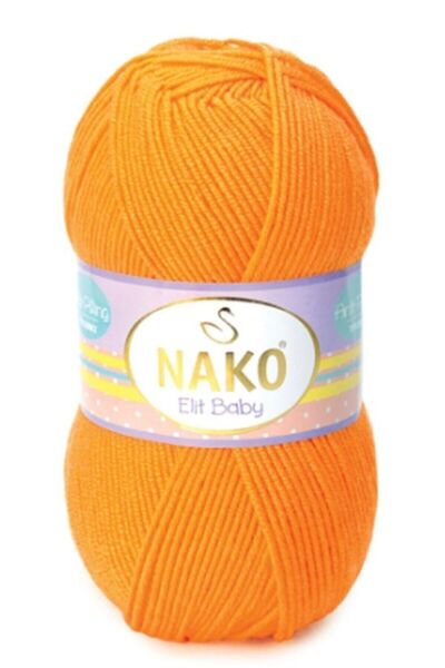 NAKO إيليت بيبي 4038، لون برتقالي.