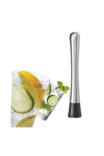 adin tasarım Mojito Tokmağı Dişli Siyah Bar Tokmağı Kokteyl Tokmağı Tokmak Bar Tipi Mojito Şeker Ezme