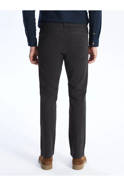 LC Waikiki Lcwaikiki - Anthracite Classic Men's Chino Pants, Standard Fit