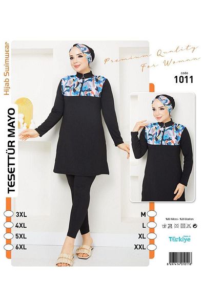 ENDYMION Lycra Fully Covered Hijab Swimsuit