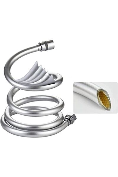 NEROLIA 150cm Yüksek Kalite Pvc Duş Spirali / Kopmayan Duş Hortumu / Dayanıkl...
