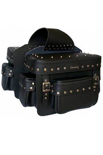 AR MODE Armode Ar56 3 Cepli Deri Heybe Motosiklet Çantası