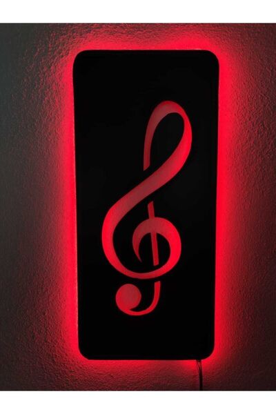 DMC Design Sol Anahtarı Led Işıklı Duvar Tablosu