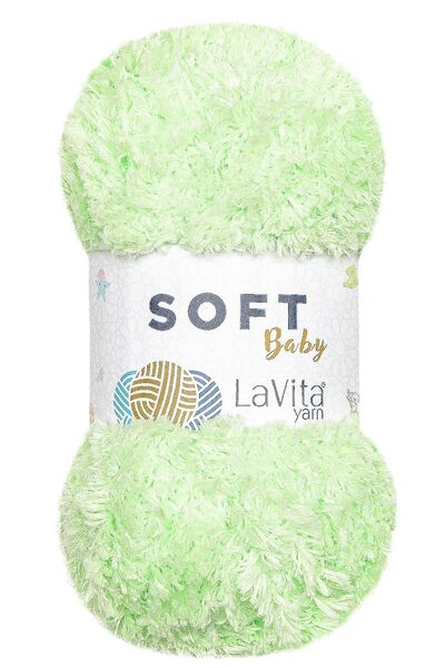 Lavita Soft Baby 8149 Nil Yeşili Kürk İp