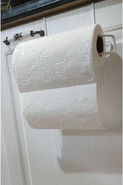 Metalife Paper Towel Rack for Kitchen Shelf - Shelf Organizer