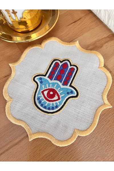 Nakışkonsept Fatma Ana Patterned Cocktail Napkin - 1 Piece