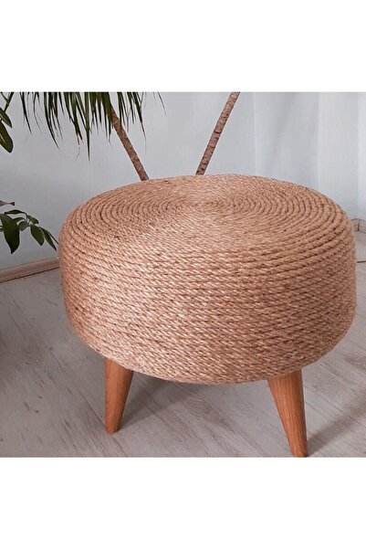 Genel Markalar Hasır Jüt Halat Ip Büyük Boy Orta Sehpa